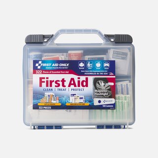 First Aid Only Clear Cover Intermed First Aid Kit with Light, 322 pc., , large