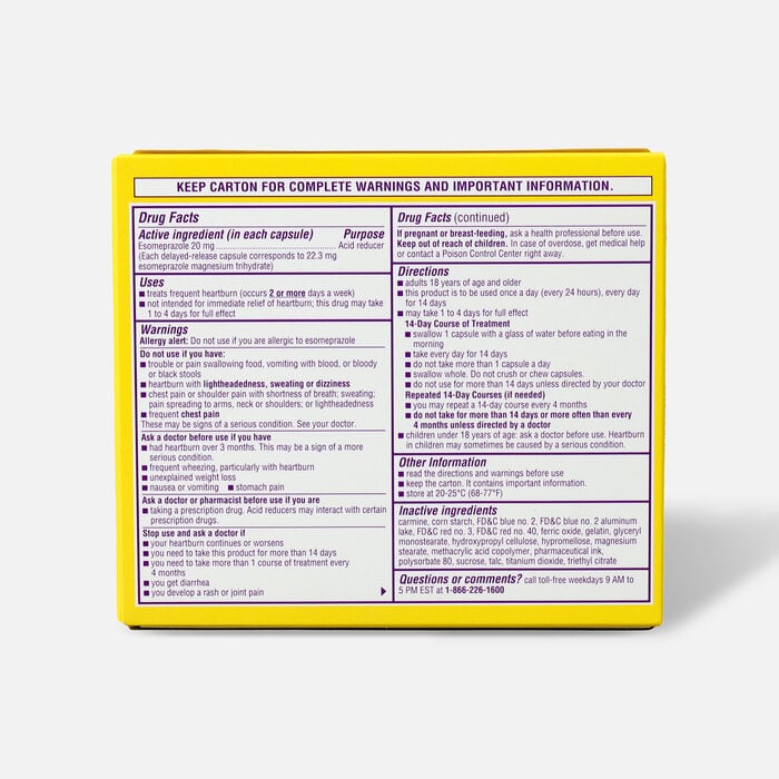 Nexium 24HR Clear Mini Capsules, 42 ct., , large