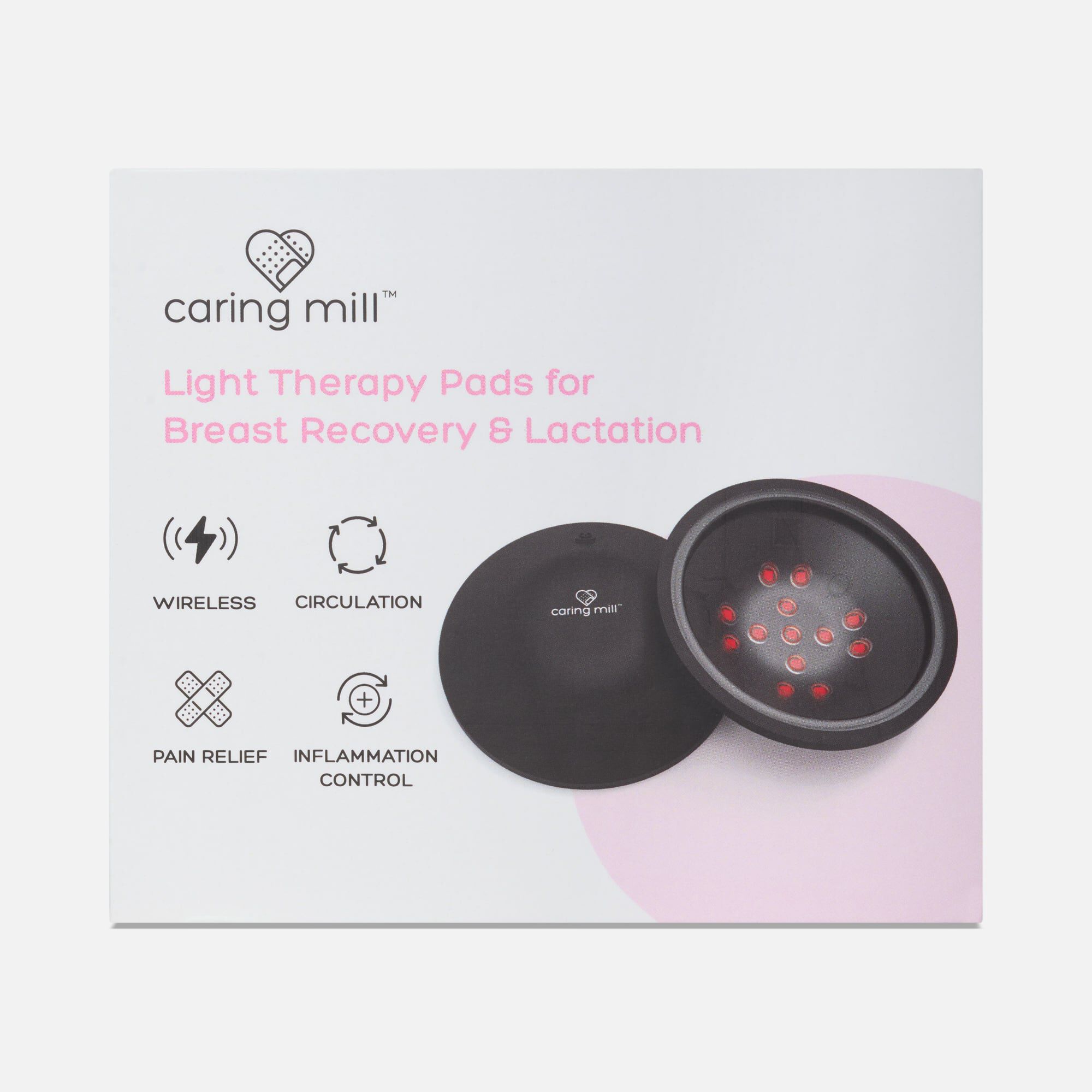 Caring Mill™ Light Therapy Pads for Breast Recovery & Lactation, , large