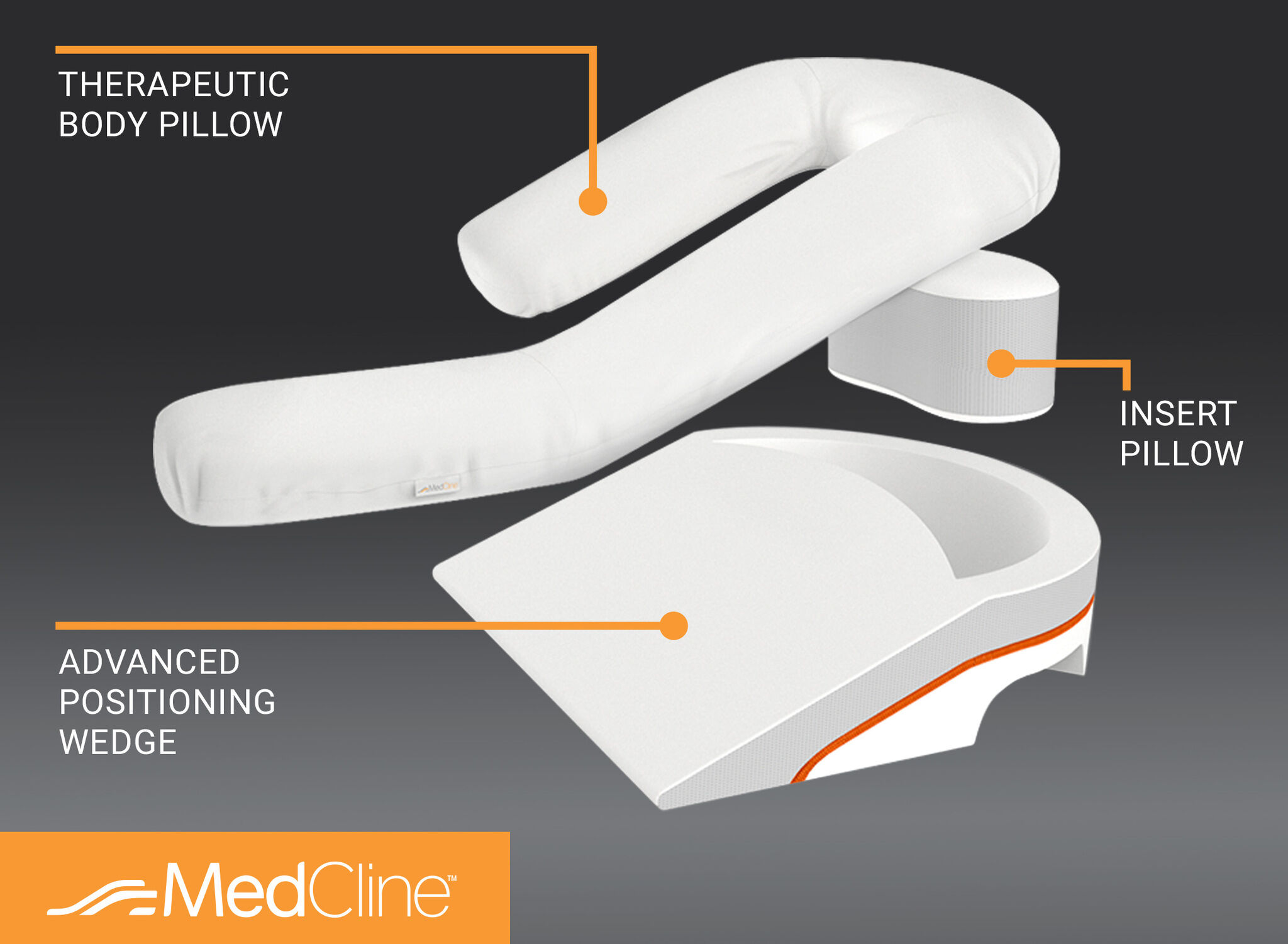 MedCline Acid Reflux Relief System, L, , large
