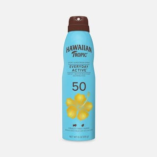 Hawaiian Tropic Island Sport Clear Spray Sunscreen SPF 50, 6 oz.