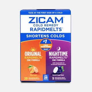 Zicam Cold Remedy Rapidmelts Original and Nighttime Combo Tablets, 25 ct., , large