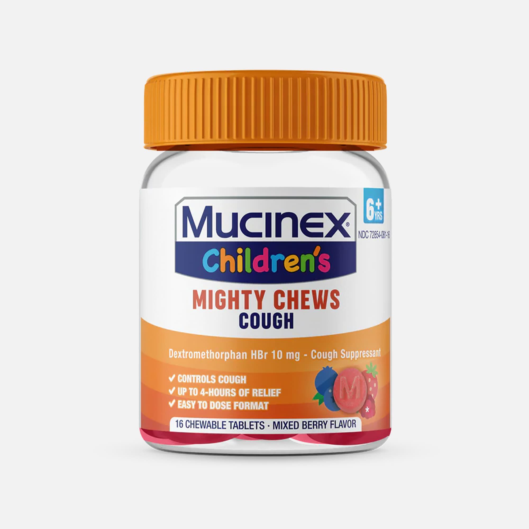 Mucinex Children's Mighty Chews, Daytime Cough, 16 ct., , large