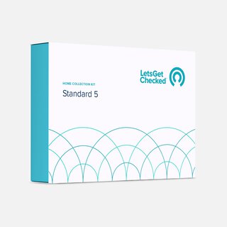 Standard 5 by LetsGetChecked | Chlamydia, Gonorrhea, Trichomoniasis, HIV, & Syphilis Screening, , large