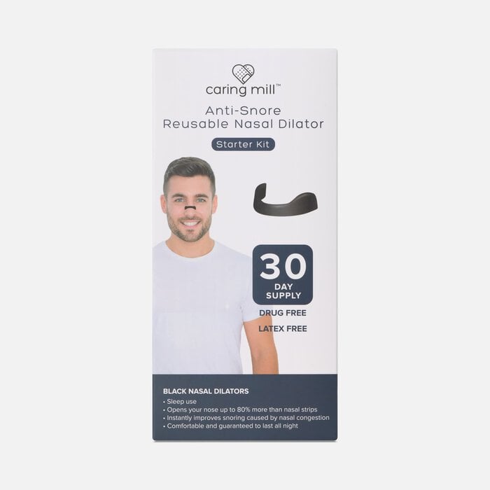 Caring Mill™ Anti-Snore Reusable Nasal Dilator Starter Kit, , large