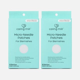Caring Mill™ Micro-Needle 2-in-1 Salicylic Hydrocolloid Patches, 9 ct. (2-Pack), , large