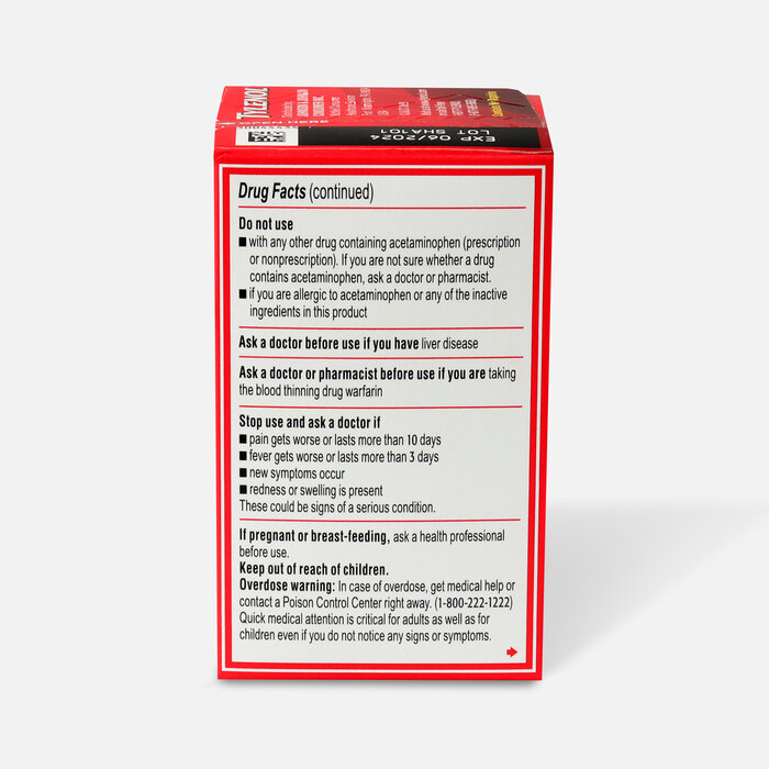 Tylenol Extra Strength Caplets, 24 ct., , large