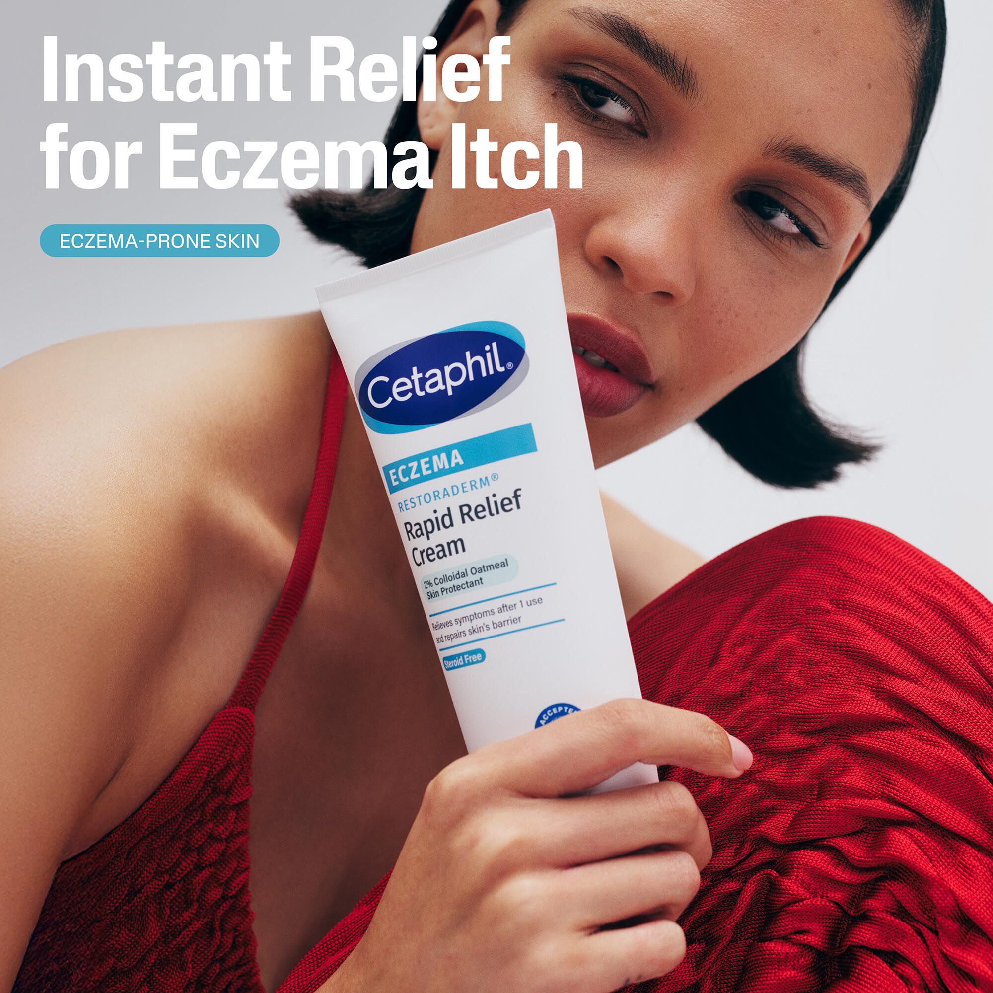 Cetaphil Eczema Restoraderm® Rapid Relief Cream, 8 oz., , large