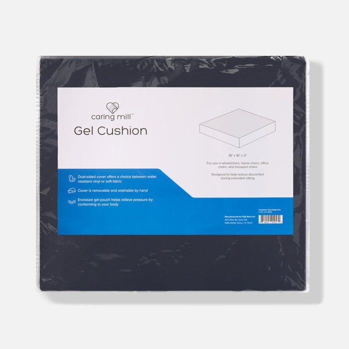 Caring Mill™ Gel Cushion 18" x 16" x 3", , large