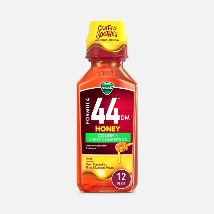 Vicks® Formula 44™ DM Cough & Congestion Liquid Cough Medicine, 12 fl oz., , large