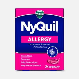 Vicks® NyQuil™ Allergy Nighttime LiquiCaps™, 24 ct., , large