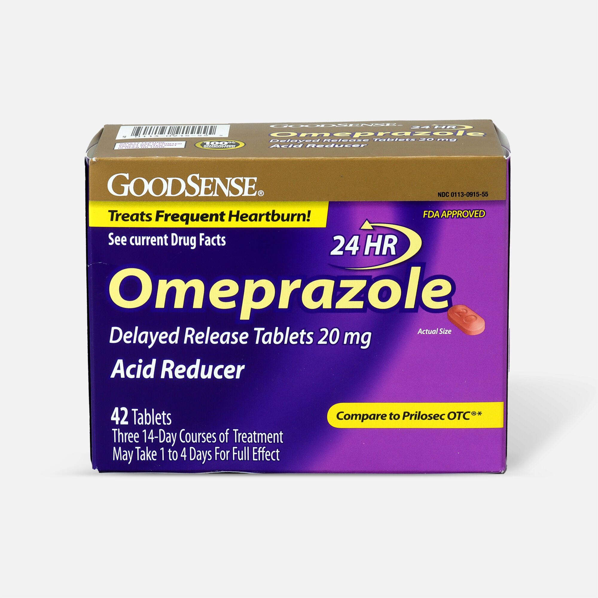 GoodSense® Omeprazole Delayed Release Tablets 20 mg, Acid Reducer, , large