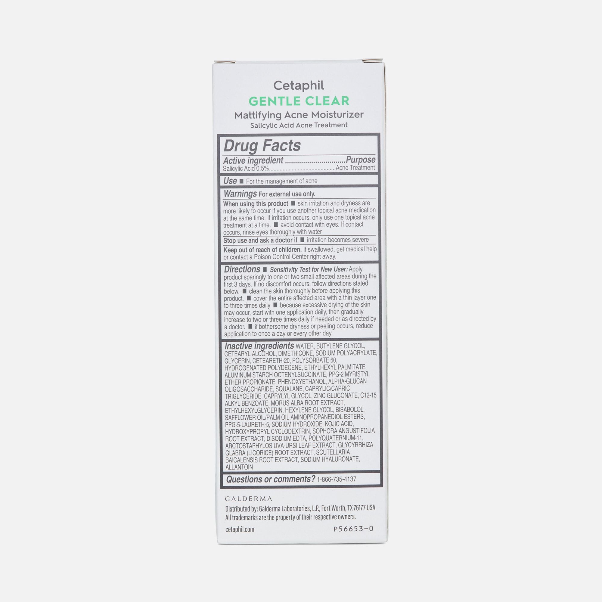 Cetaphil Gentle Clear Mattifying Acne Moisturizer,  3 oz., , large