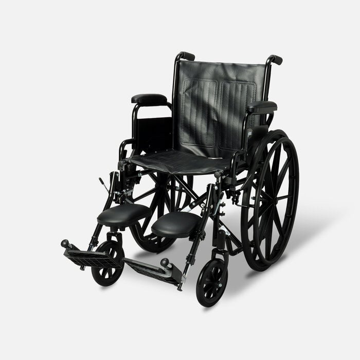 ProBasics K1 Standard Wheelchair, Elevating Legrests, 18" x 16", , large
