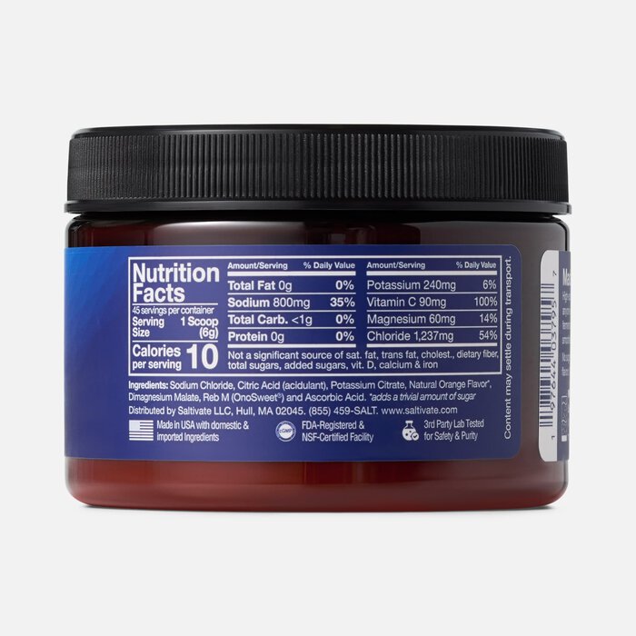 Saltivate® Electrolyte Drink Mix, Zero Sugar, 45 Servings, , large