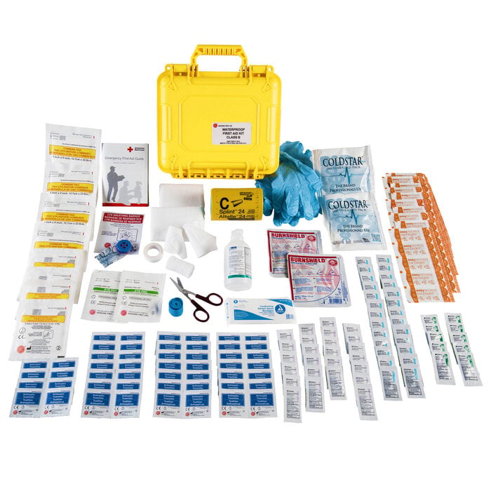 Genuine First Aid Waterproof First Aid Kit Class B ANSI Type IV, , large