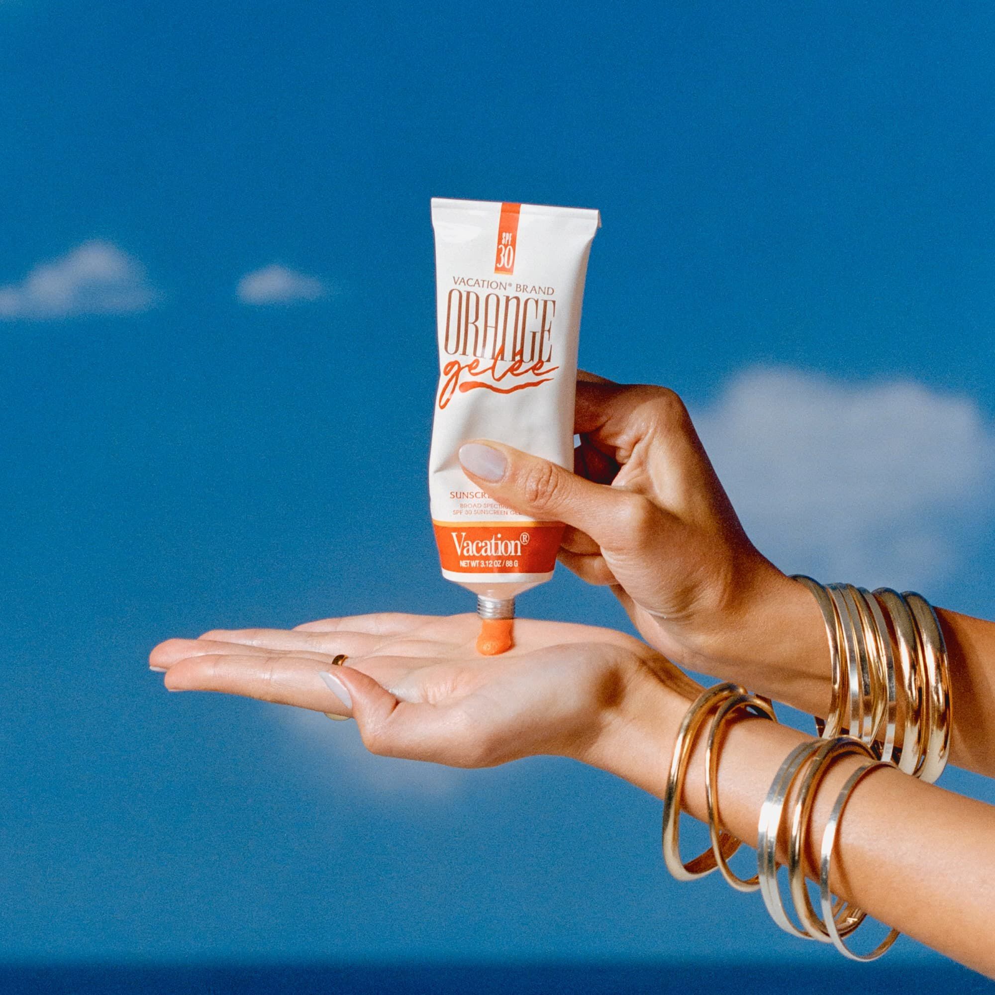 フェイスクリーム SHO Vacation Orange Gelée SPF 30 Sunscreen Gel, 3.12 oz. by Vacation
