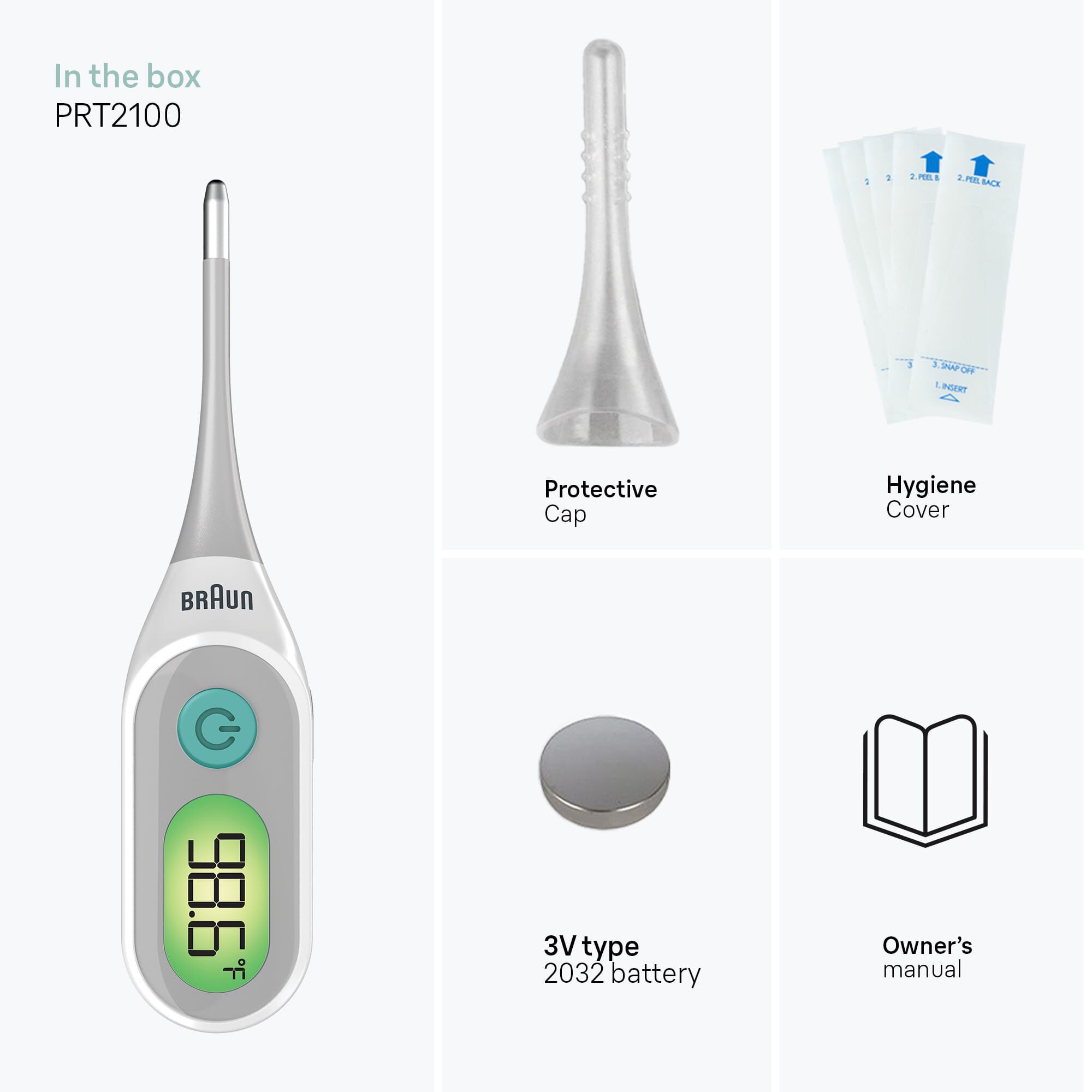 Braun Digital Stick Thermometer, , large