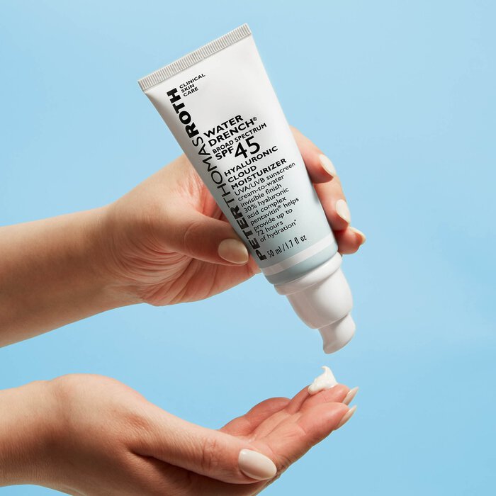 Peter Thomas Roth Water Drench Broad Spectrum Hyaluronic Cloud Moisturizer, SPF 45, , large