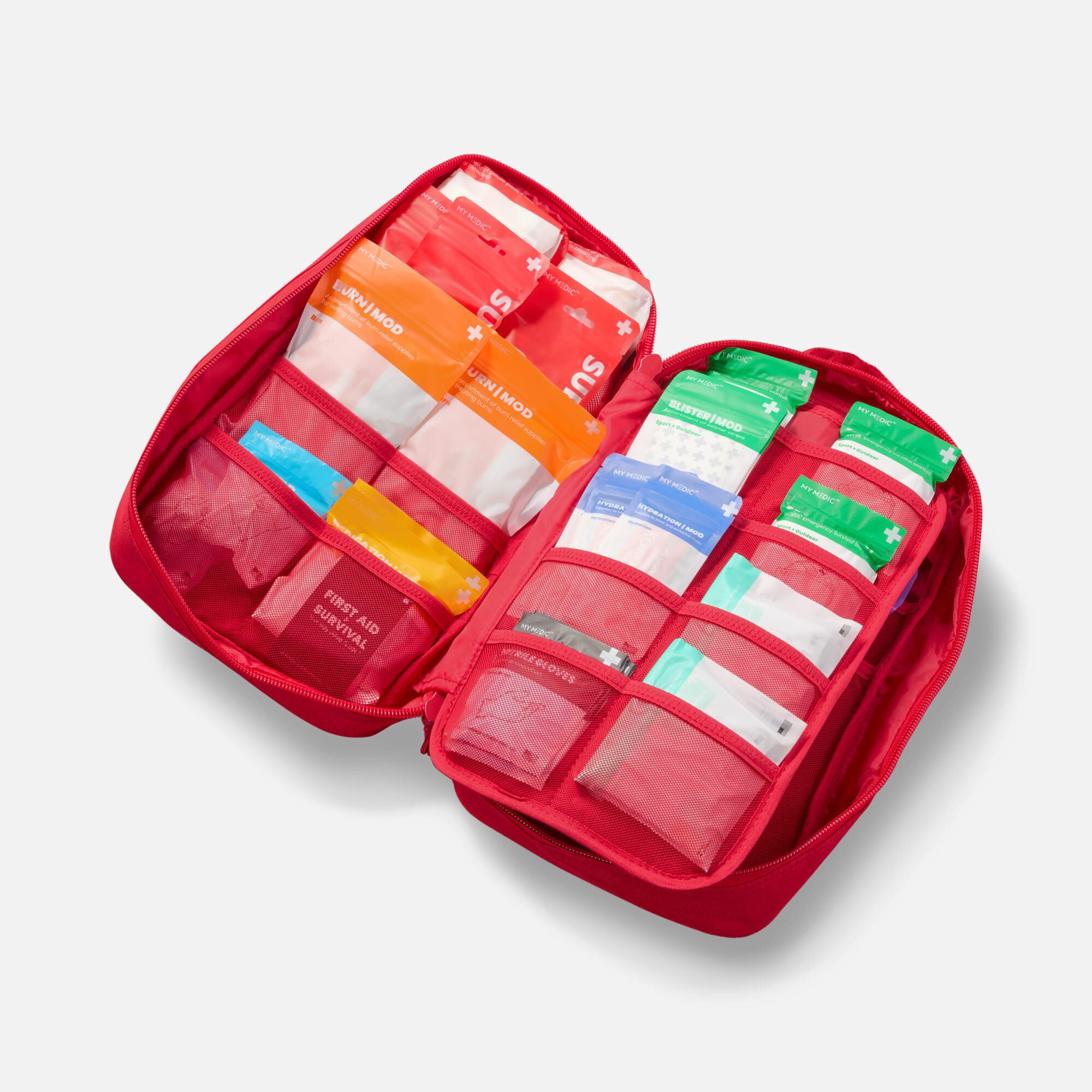 My Medic® MyFAK™ Large Medical Kit, Standard, Red, large