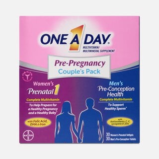 One A Day® Pre-Pregnancy Multivitamin Couples Pack, Women's Softgels 30 ct. + Men's Tablets 30 ct.