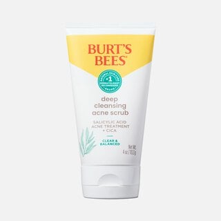 Burt's Bees Clear and Balanced Deep Cleansing Acne Scrub, 4 oz.