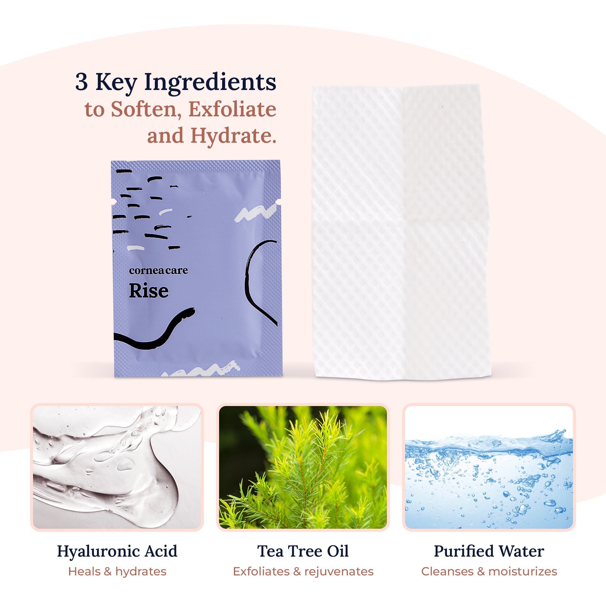 CorneaCare Rise Eyelid Wipes, 30 ct., , large