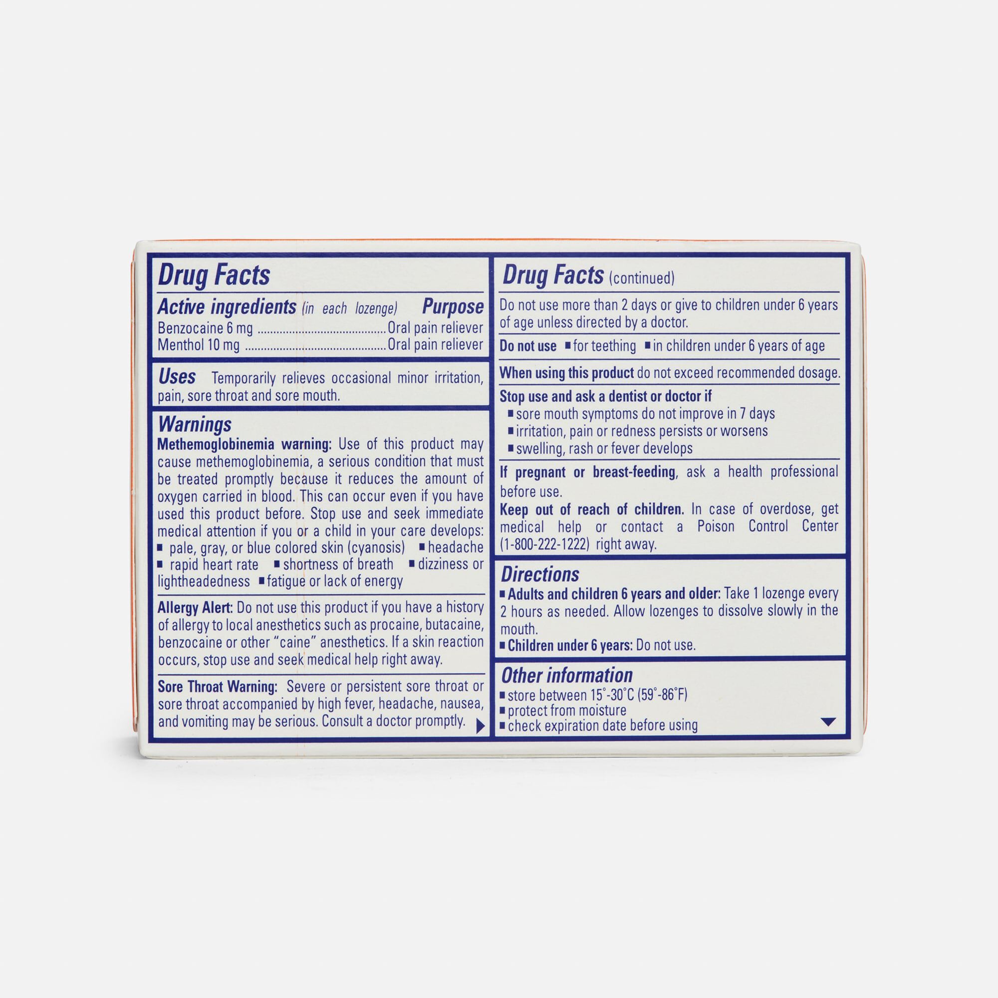 Chloraseptic Citrus Sore Throat Lozenges, 18 ct., , large