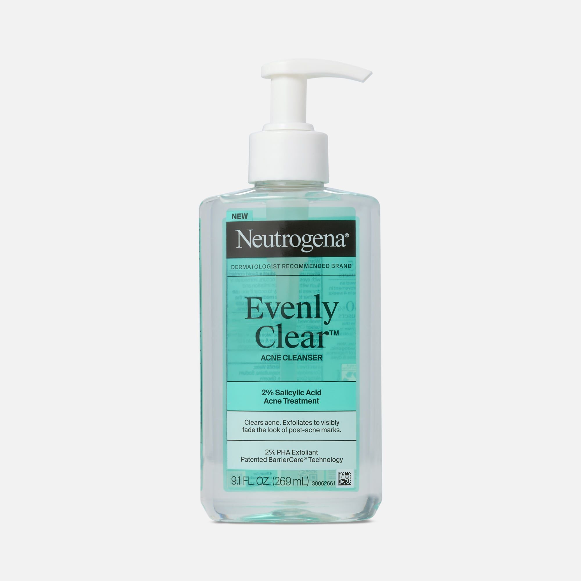 Neutrogena® Evenly Clear™ Acne Cleanser, 9.1 fl. oz.