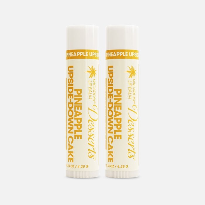 Vacation Pineapple Upside-Down Cake Lip Balm Sunscreen, SPF 30, 0.15 oz. (2-Pack), , large