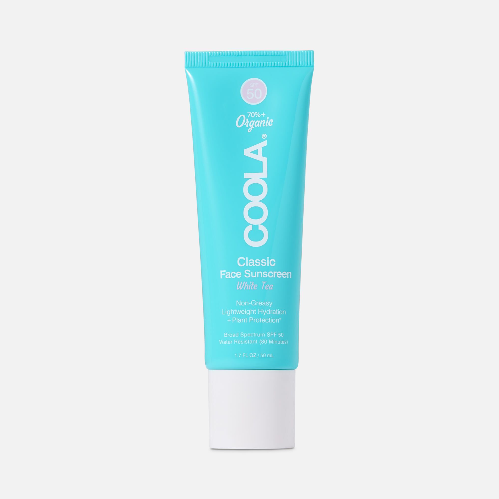 COOLA® Classic Face Organic Sunscreen Lotion, SPF 50, White Tea, 1.7 fl. oz.