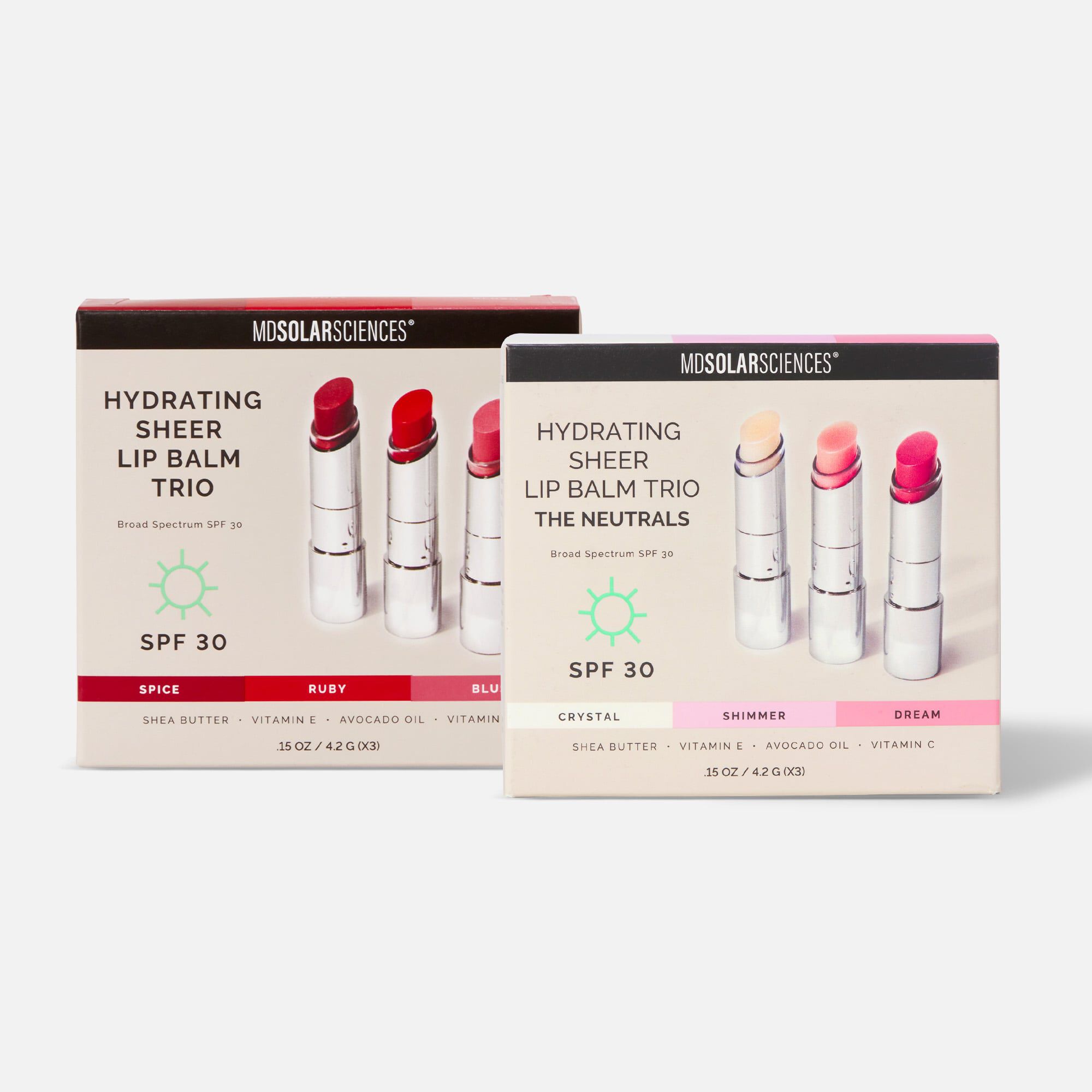 MDSolarSciences™ Hydrating Sheer Lip Balm SPF 30 Trios Bundle, , large