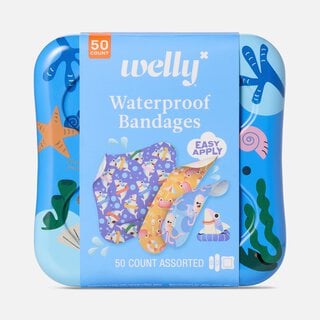 Welly® Waterproof Bandages, Ocean Friends, 50 ct., , large