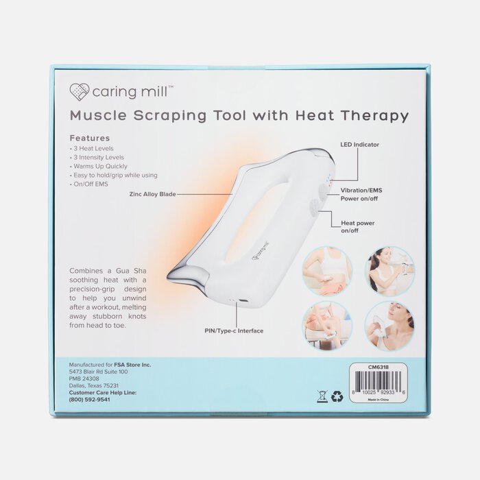 Caring Mill™ Muscle Scraping Tool with Heat Therapy, , large