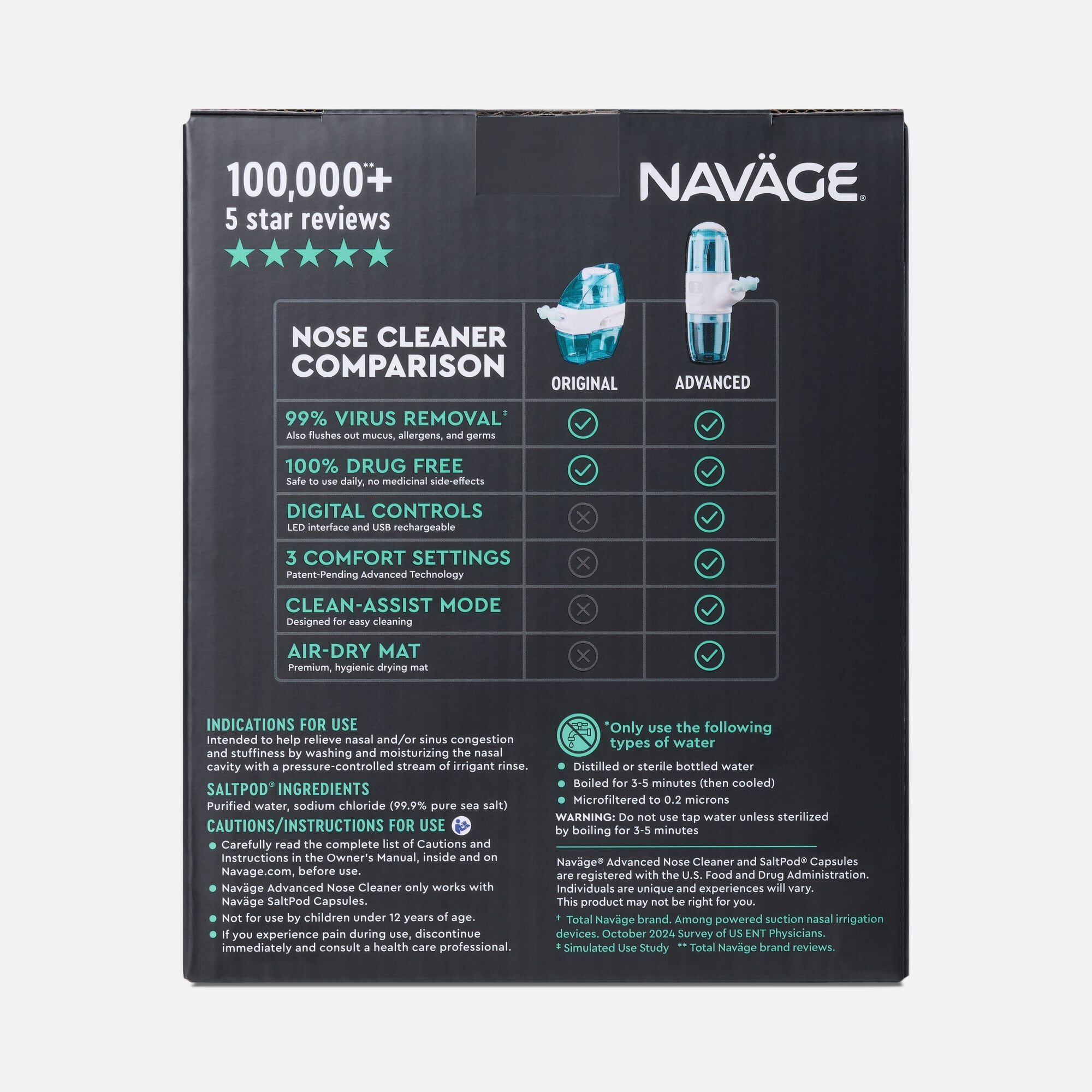 Navage® Advanced Powered Nose Cleaner, , large