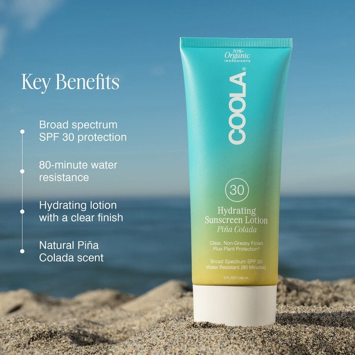 COOLA® Classic Body Organic Sunscreen Lotion, SPF 30, Piña Colada, 5 fl. oz., , large