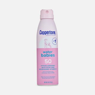 Coppertone WaterBabies Sunscreen Spray, SPF 50, 6 oz., , large
