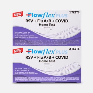 Flowflex Plus RSV + Flu A/B + COVID Home Test, 2 ct. (2 pack)