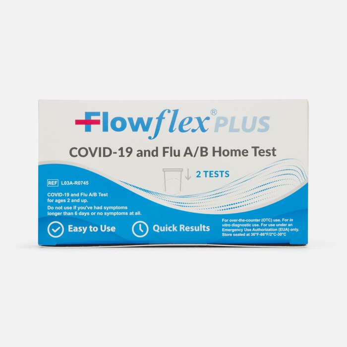 Flowflex COVID-19 & Flu A/B Home Test, 2 ct., , large