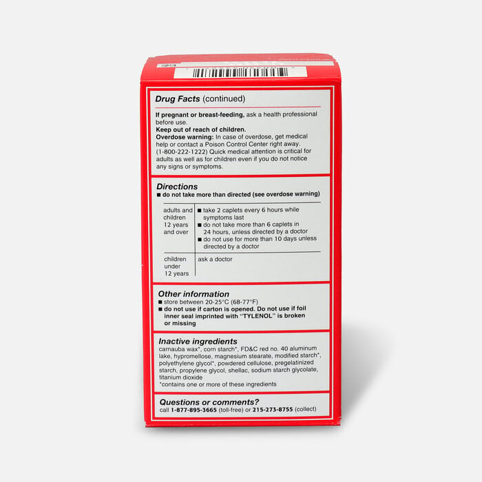 Tylenol Extra Strength Caplets, , large