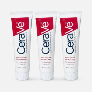 CeraVe 1% Hydrocortisone Cream, 1 oz. (3-Pack), , large