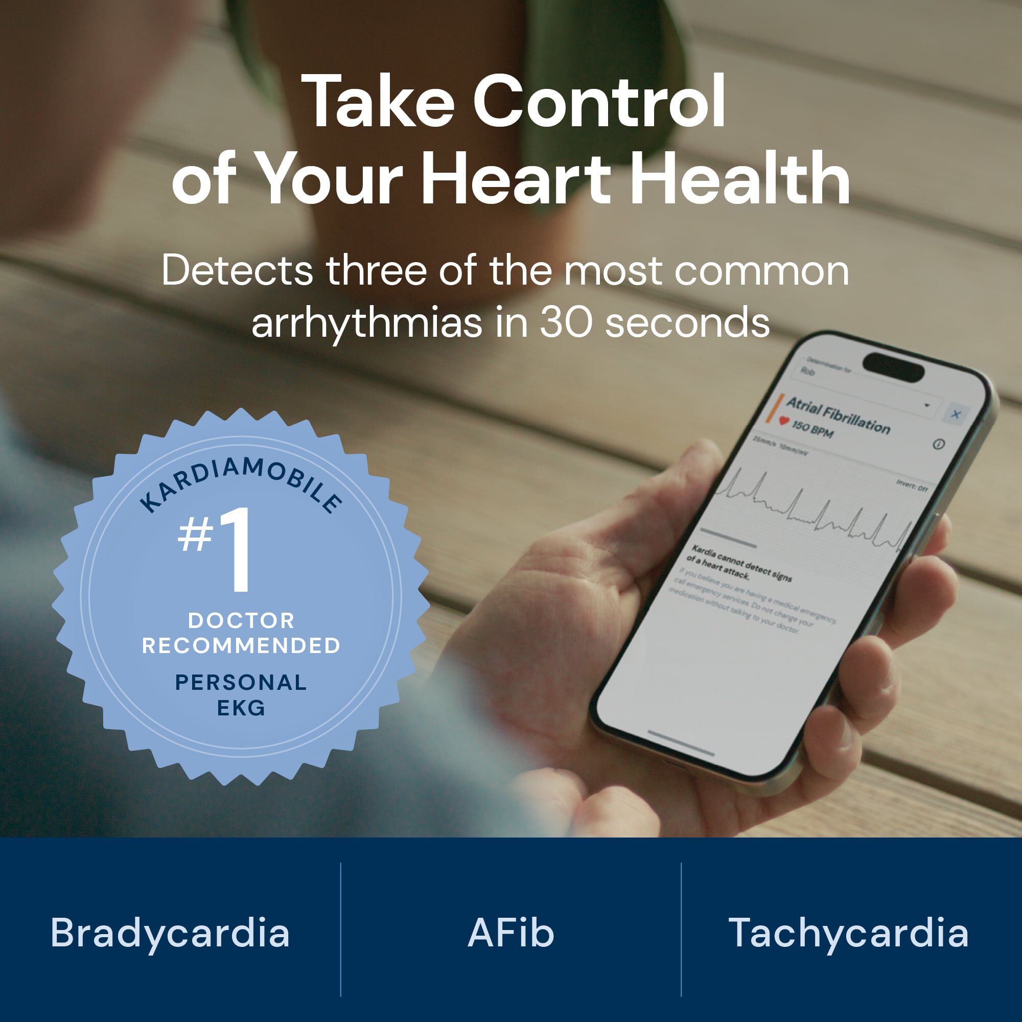 KardiaMobile Card Medical-Grade Personal EKG Heart Monitor, , large