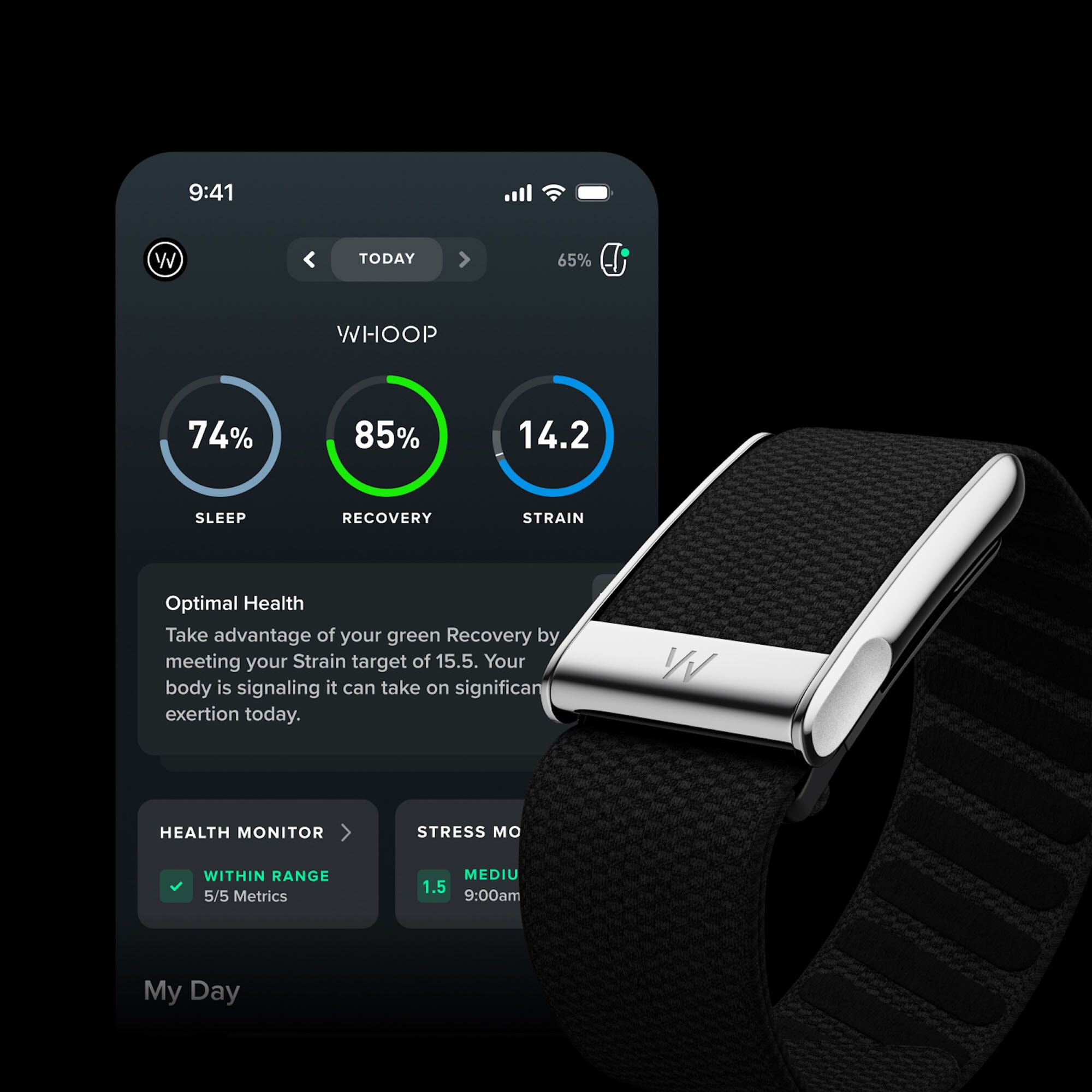WHOOP Life Wearable Health & Activity Tracker, , large