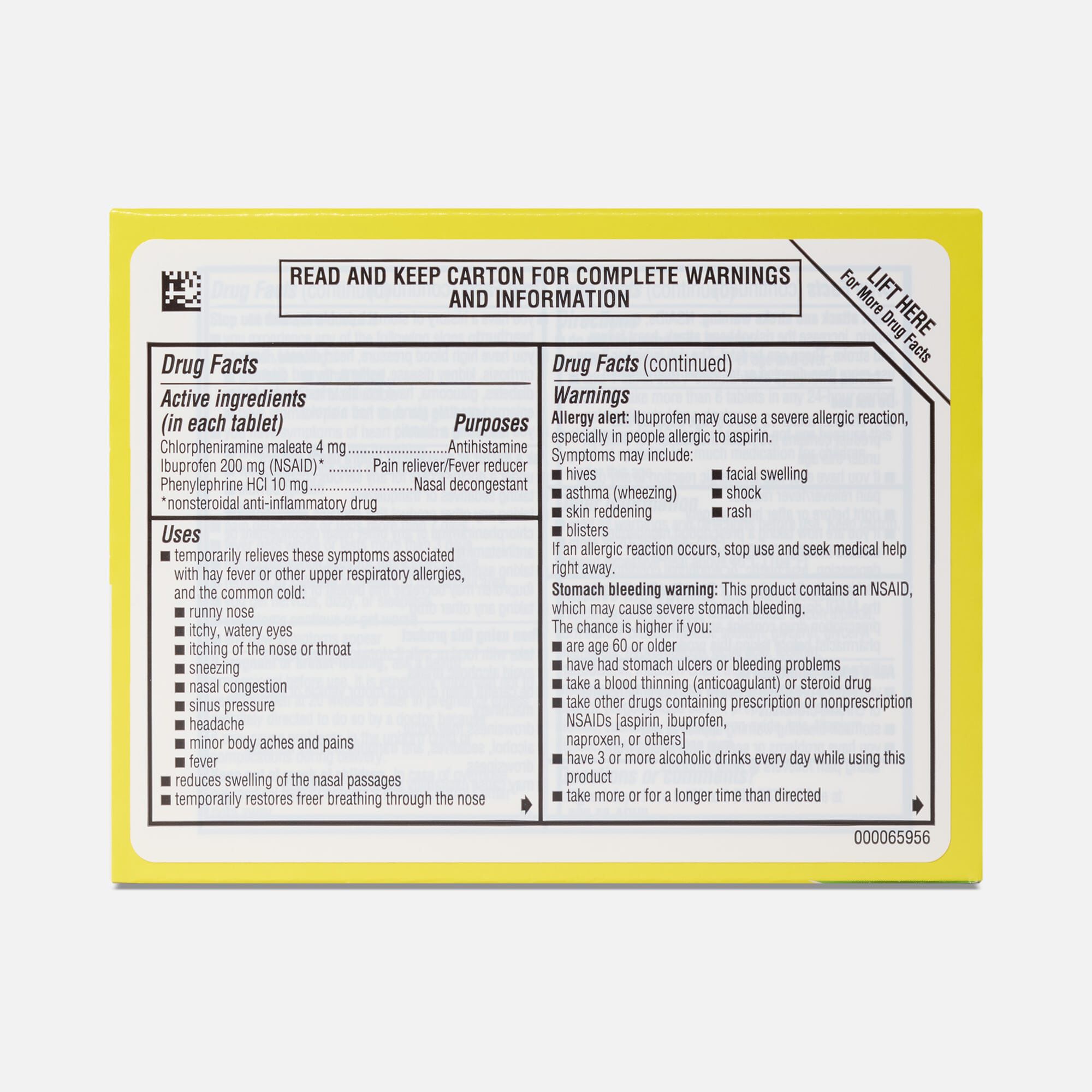 Advil® Allergy & Congestion Relief Tablets, 20 ct., , large