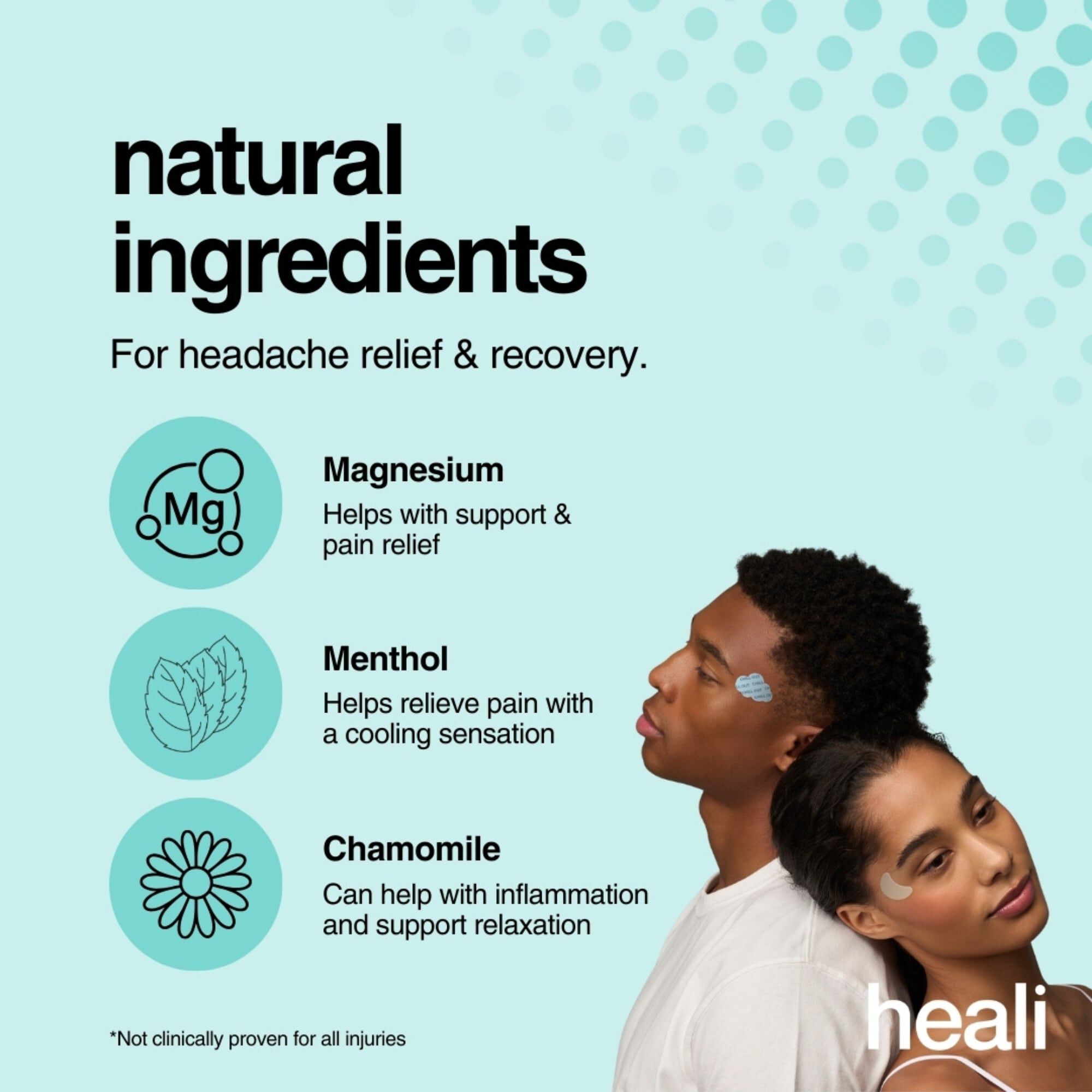 Heali Relax Headache Patch, 12 ct., , large
