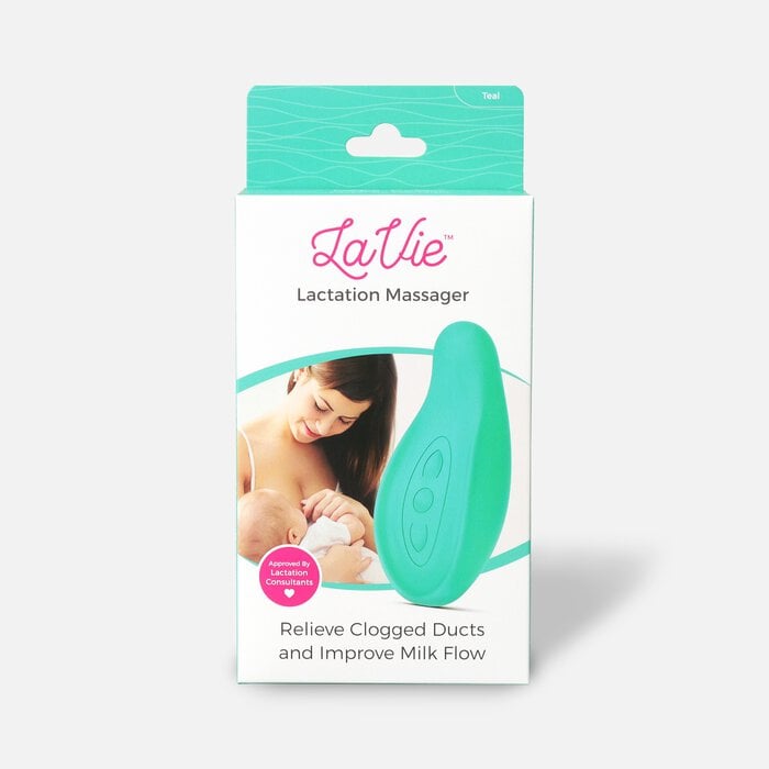 LaVie Lactation Massager, Teal, large