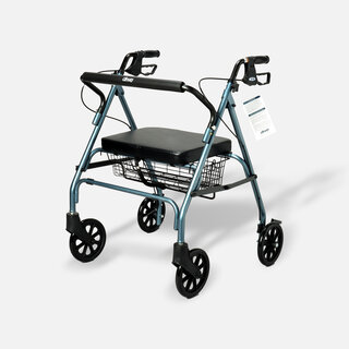 Drive Go-Lite Bariatric Rollator, Blue