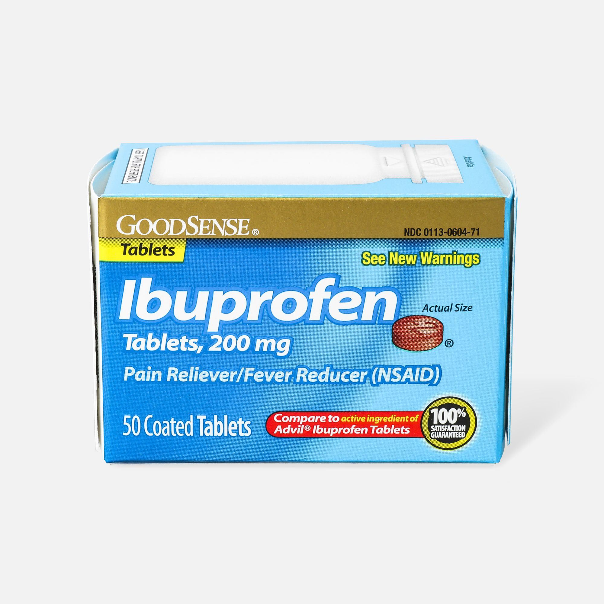 GoodSense® Ibuprofen Coated Tablets 200 mg, Pain Reliever & Fever Reducer, , large