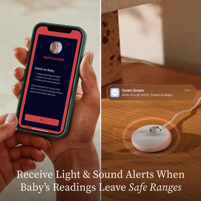 Owlet Dream Duo Complete Baby Monitoring System, Mint, large