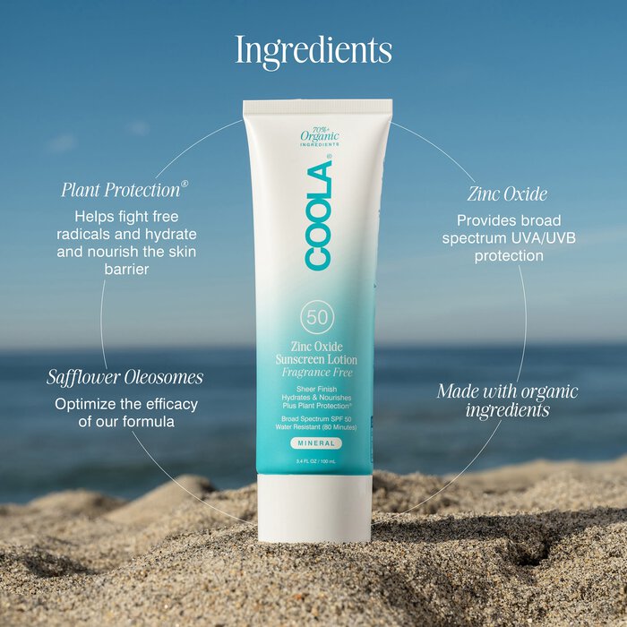 COOLA® Mineral Body Organic Sunscreen Lotion, , large